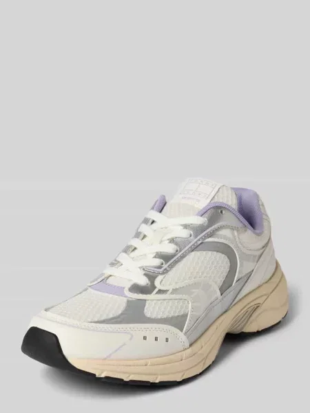 Buty Tommy Jeans ecru/pale amethyst białe