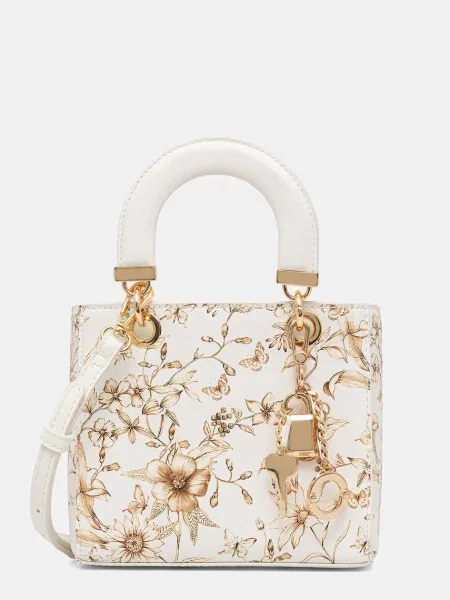 Aldo geantă crossbody pentru femei cu imitație de piele FLORENSE alb