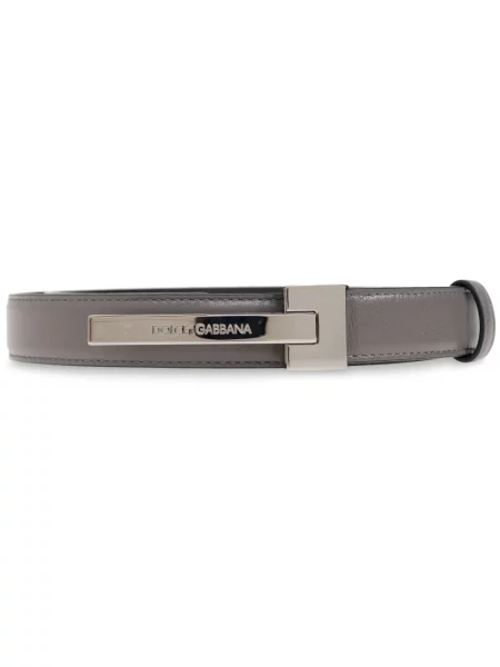 Curea Dolce & Gabbana din piele gri