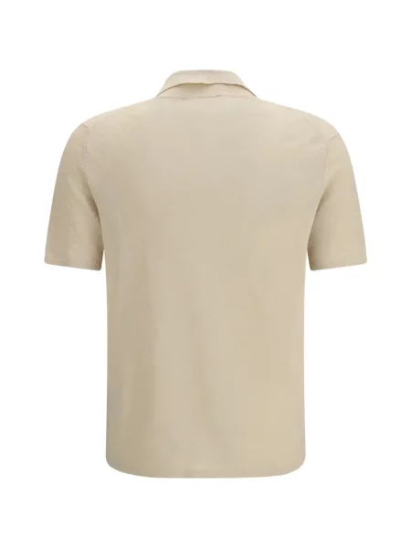 Tricou polo Roberto Collina scurt