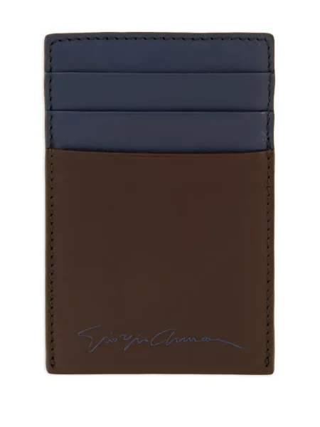 Portofel Giorgio Armani cu imagine maro