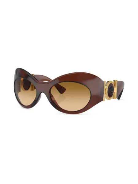 Saulės akiniai Versace Eyewear ruda