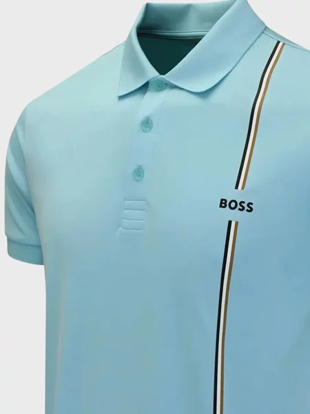 Поло Boss блакитне