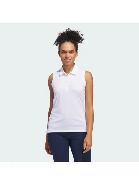 Polokošile Solid Sleeveless bílé