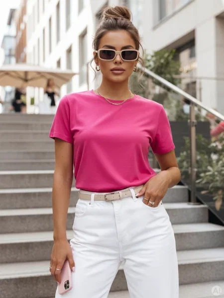 T-shirt MAYLA Dstreet różowy