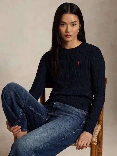 Polo Ralph Lauren Sveter námornícka modrá