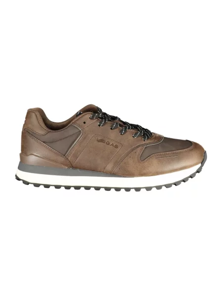 Sneakersy Gas brązowe