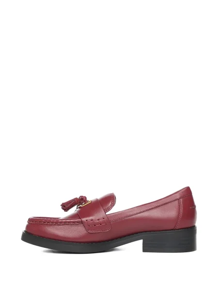Pantofi loafer Coccinelle fără toc roșu