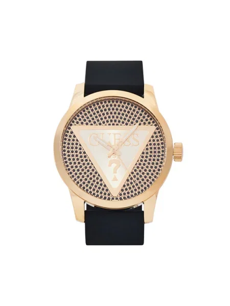 Karóra Guess Badge Arany fekete
