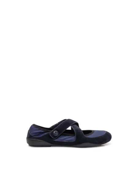 Balerinki Tory Burch niebieskie