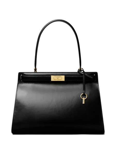 Geantă shopper Tory Burch clasică negru