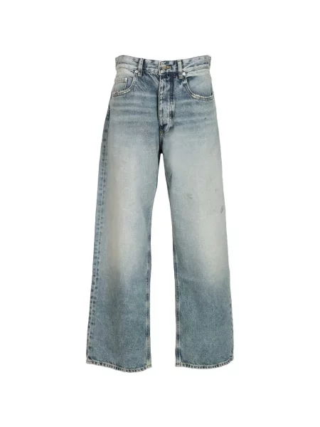 Blugi cu picior larg Icon Denim albastru