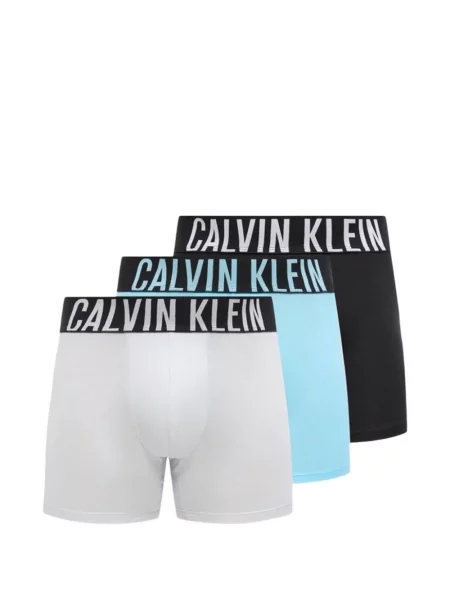 Boxeri Calvin Klein Underwear cu autograf negru