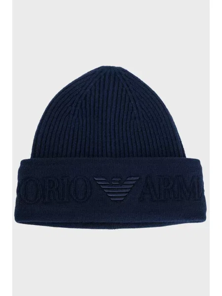 Шапка Emporio Armani синя