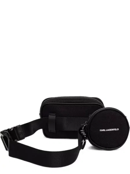 Curea Karl Lagerfeld cu imagine negru