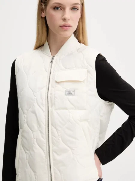 Безрукавка Guess Jeans перехідна бежевий