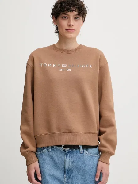 Tommy Hilfiger Dukserica smeđa
