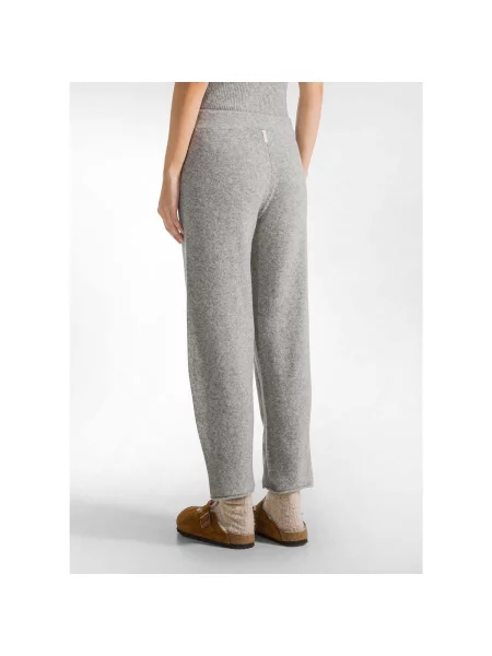 Pantaloni Deha tricotate gri