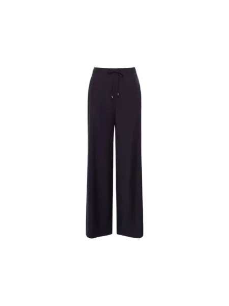 Spodnie Max Mara niebieskie