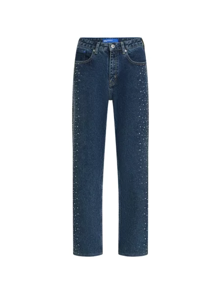 Blugi drepți Karl Lagerfeld Jeans albastru