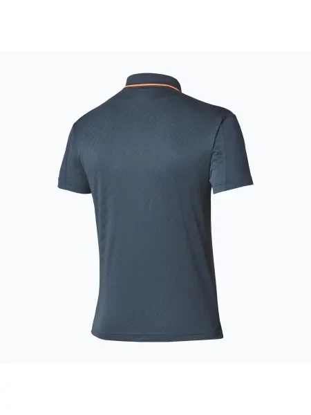 Koszulka tenisowa Mizuno Tennis Short Sleeve Polo niebieska