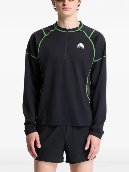 Tricou Nike cu șireturi din dantelă alergare alb