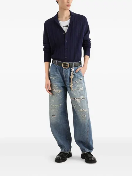 Pantaloni Dolce & Gabbana albastru