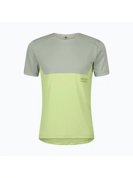 Tricou de alergare pentru bărbați SCOTT Endurance Tech spray grey/acid yellow gri