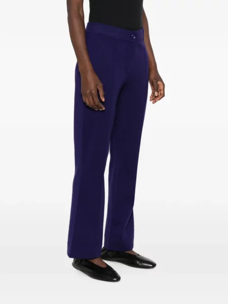 Pantaloni Bompard tricotate violet
