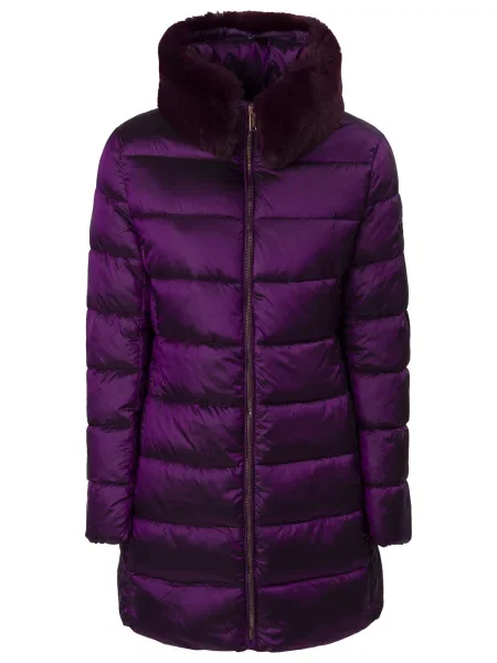 Influencer Geacă de iarnă lila