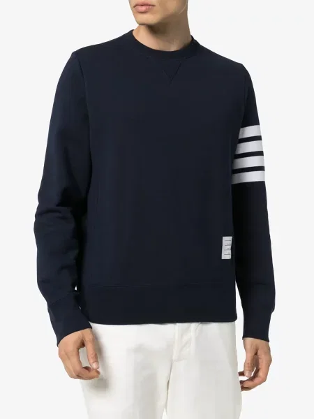 Mikina Thom Browne jersey modrá