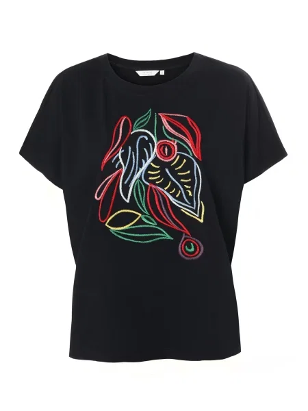 TATUUM Tricou Nils 4 bleumarin / verde pin / roșu intens alb