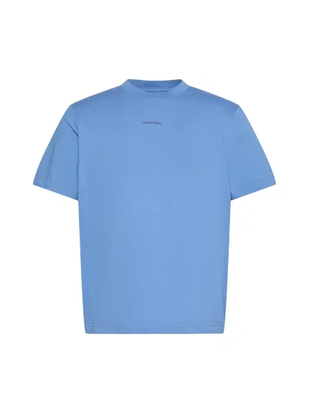 Calvin Klein Jeans Tricou EASY albastru deschis / negru alb