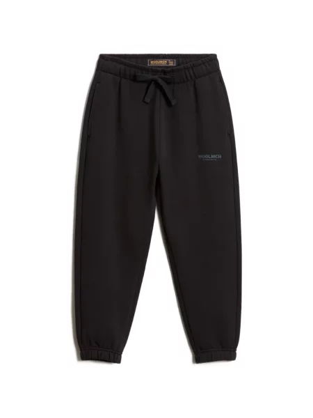 Spodnie dziecięce Woolrich czarne