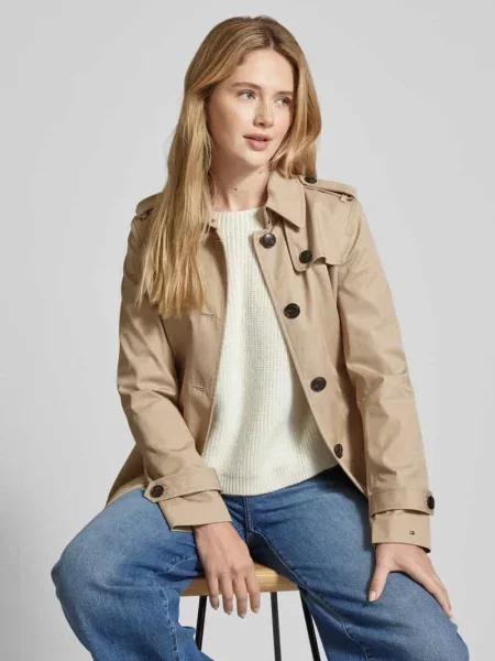 Trencz z i na ramię Tommy Hilfiger
