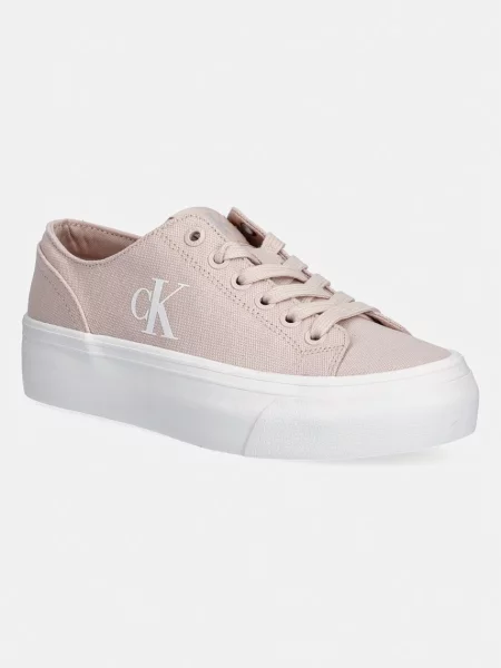 Calvin Klein Jeans VULC FLATFORM LOW CV MG tenisky dámske ružová
