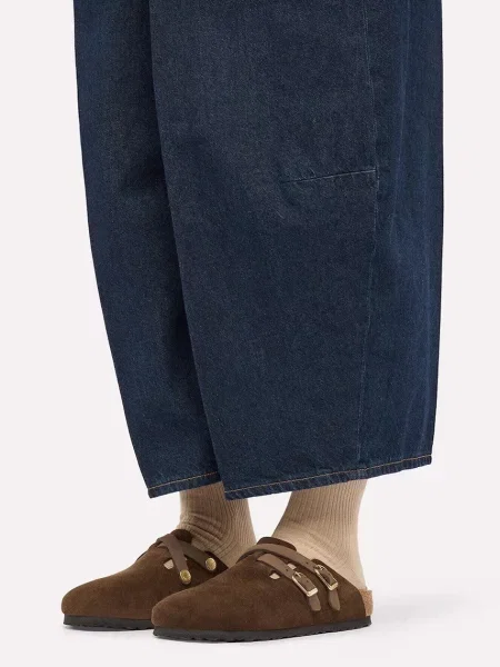 Замшевые мюли Birkenstock