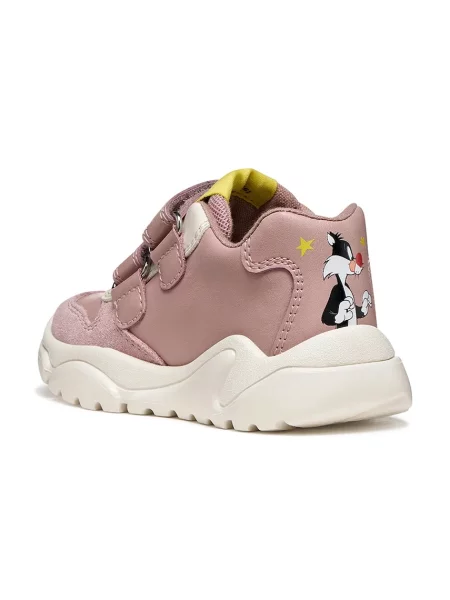 Geox CIUFCIUF Looney Tunes маратонки за деца розово