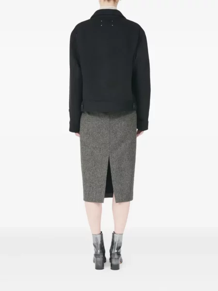Вълнено яке Maison Margiela черно