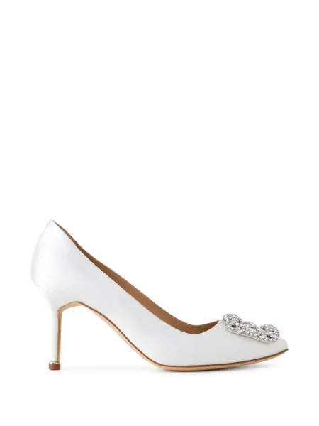 Salonke Manolo Blahnik sa kopčom bijela