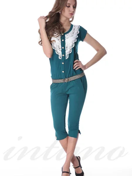 Комбинезон зелений