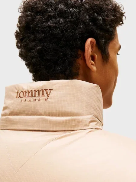 Джинсова куртка Tommy Jeans бежева