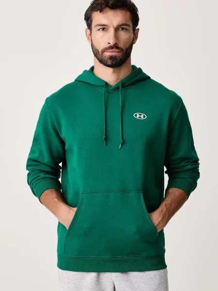Under Armour hanorac cu glugă pentru bărbați cu Rival verde