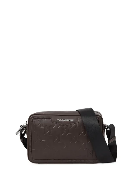 Karl Lagerfeld Torba za čez ramo temno rjava