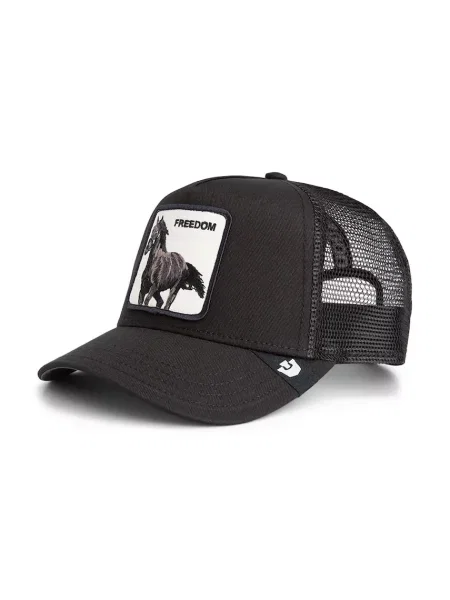 Шапка с козирка Goorin Bros Freedom Horse черно