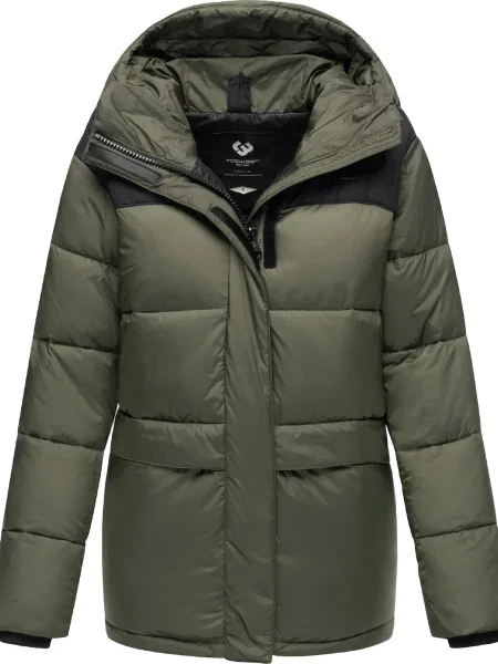 Ragwear Téli dzseki Wikesh olíva fekete