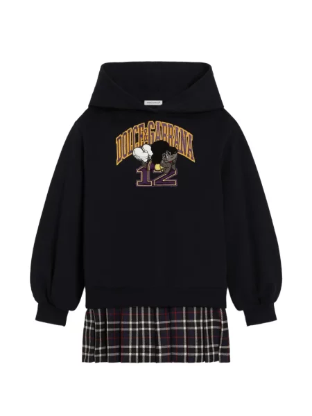 Sukienka dziecięca Dolce And Gabbana niebieska