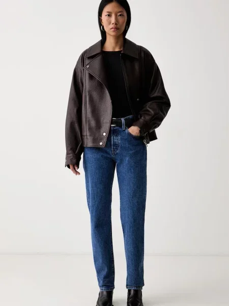 Levi's blugi pentru femei CROP albastru