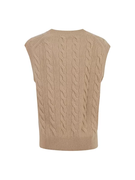 Sweter Ralph Lauren wełniany brązowy