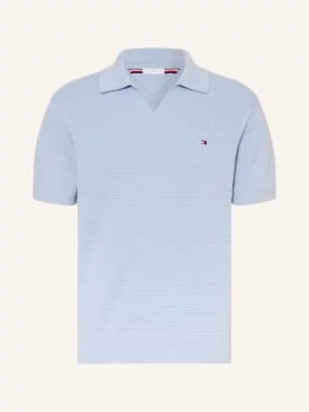 Tommy Hilfiger Dzianinowa Koszulka Polo blau